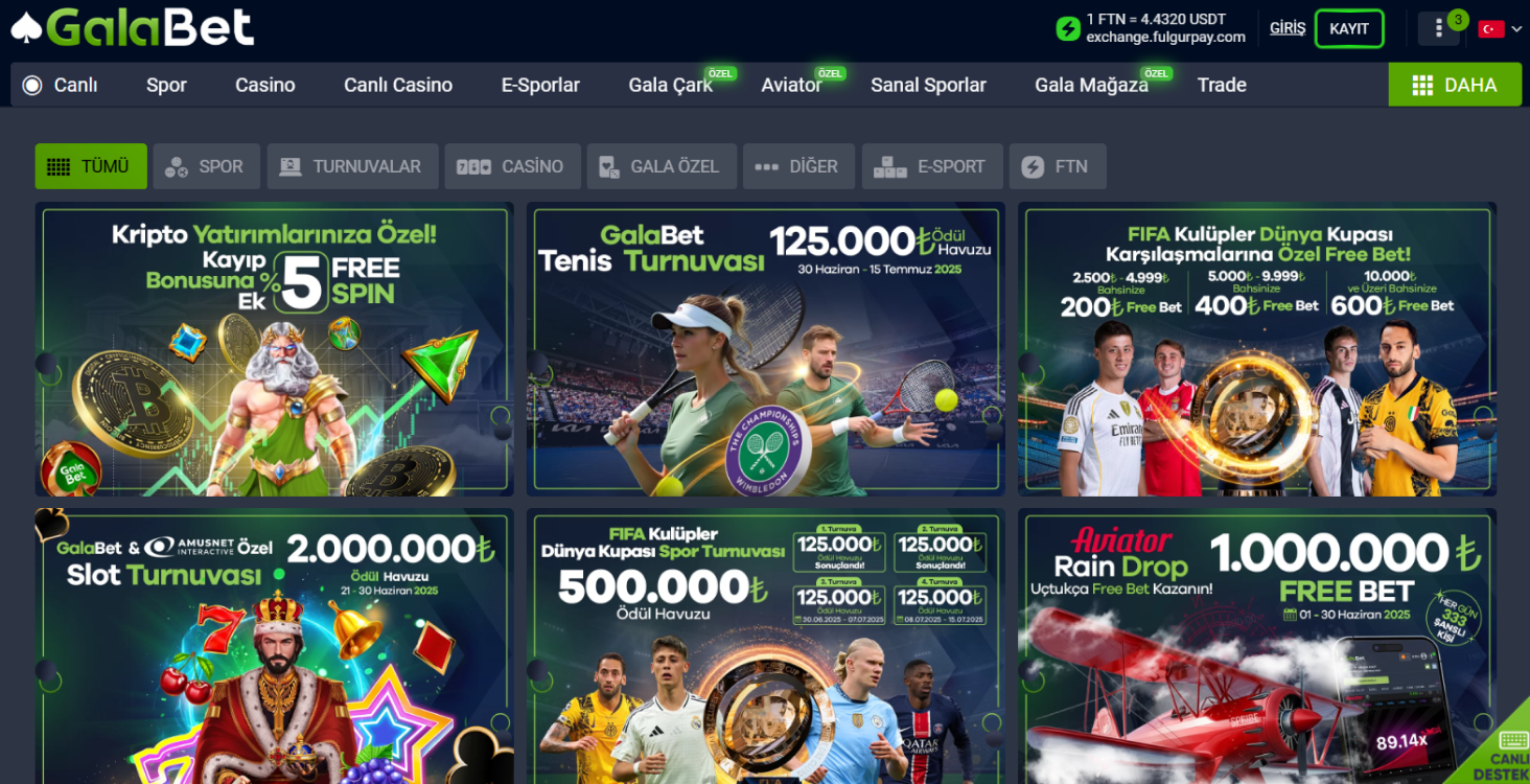 Galabet bonus
